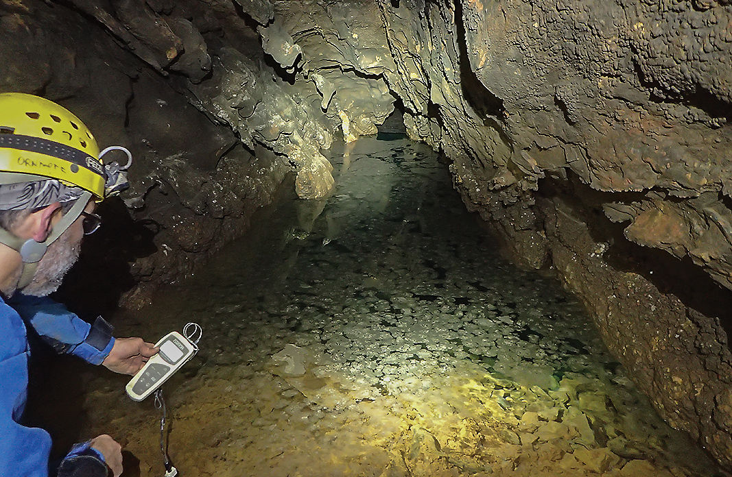 Wil Orndorff in Madisons Cave, VA